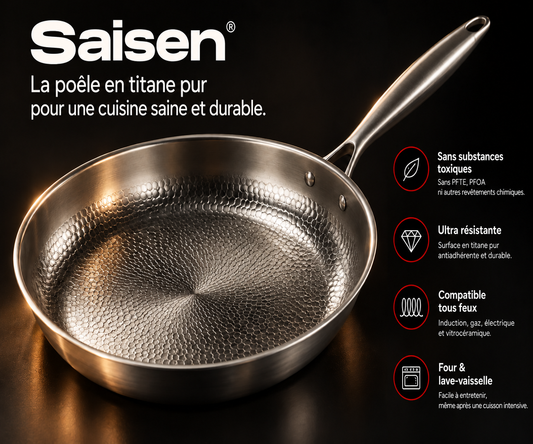 Saisen - Poêle Pro En Titane
